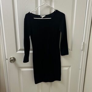 Forever 21 Black Long Sleeve Dress